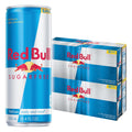 Red Bull Sugar Free Energy Drink 24-Can Pack - Low Calorie Boost