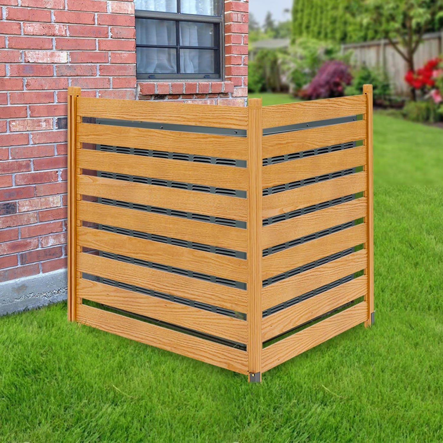 Outdoor Privacy Fence Panels for AC Units & Equipment - Easy Installation