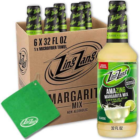 Zing Zang Classic Margarita Mix & Microfiber Towel Set
