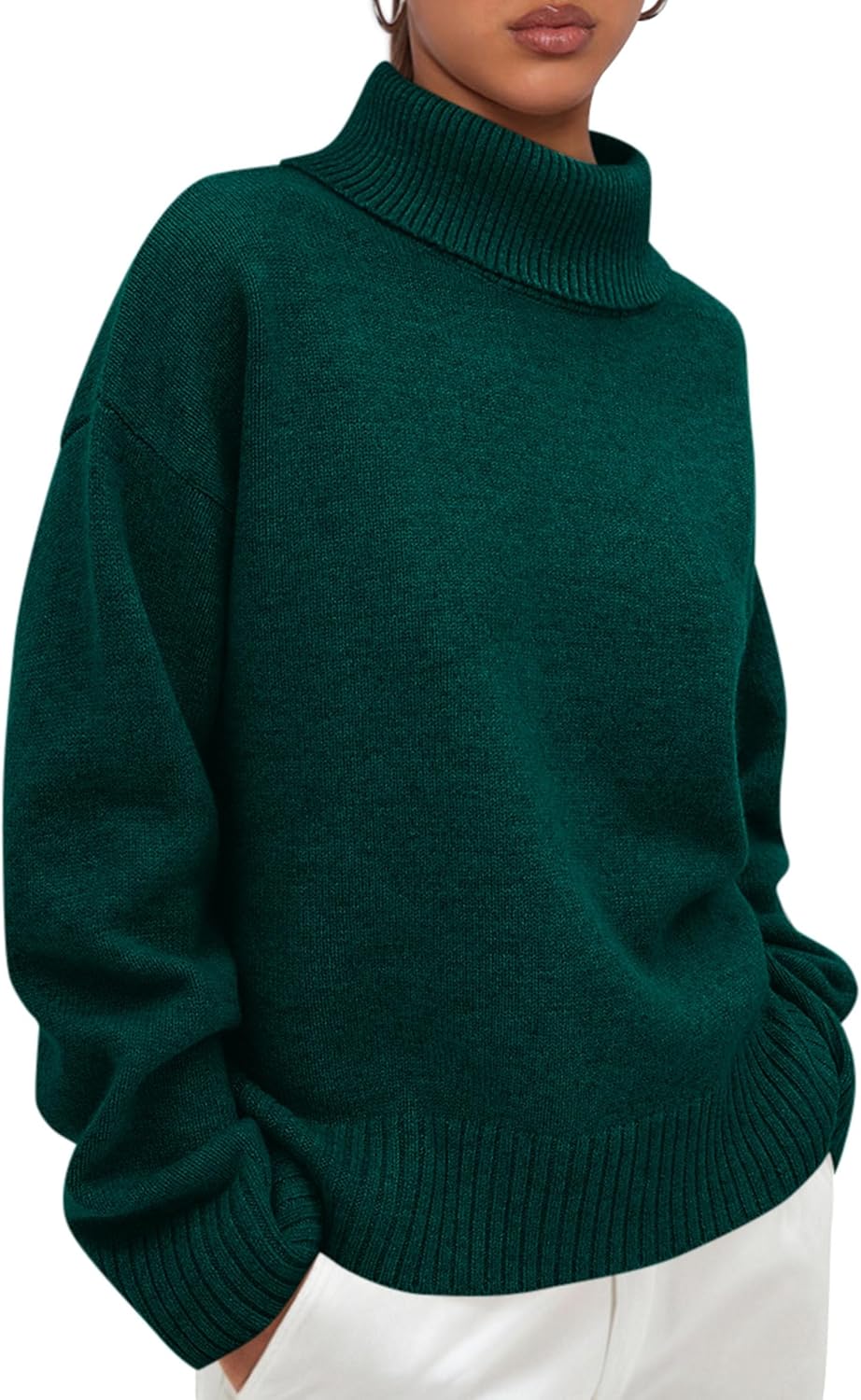 PRETTYGARDEN Womens Turtleneck Sweater for Cozy Fall Style