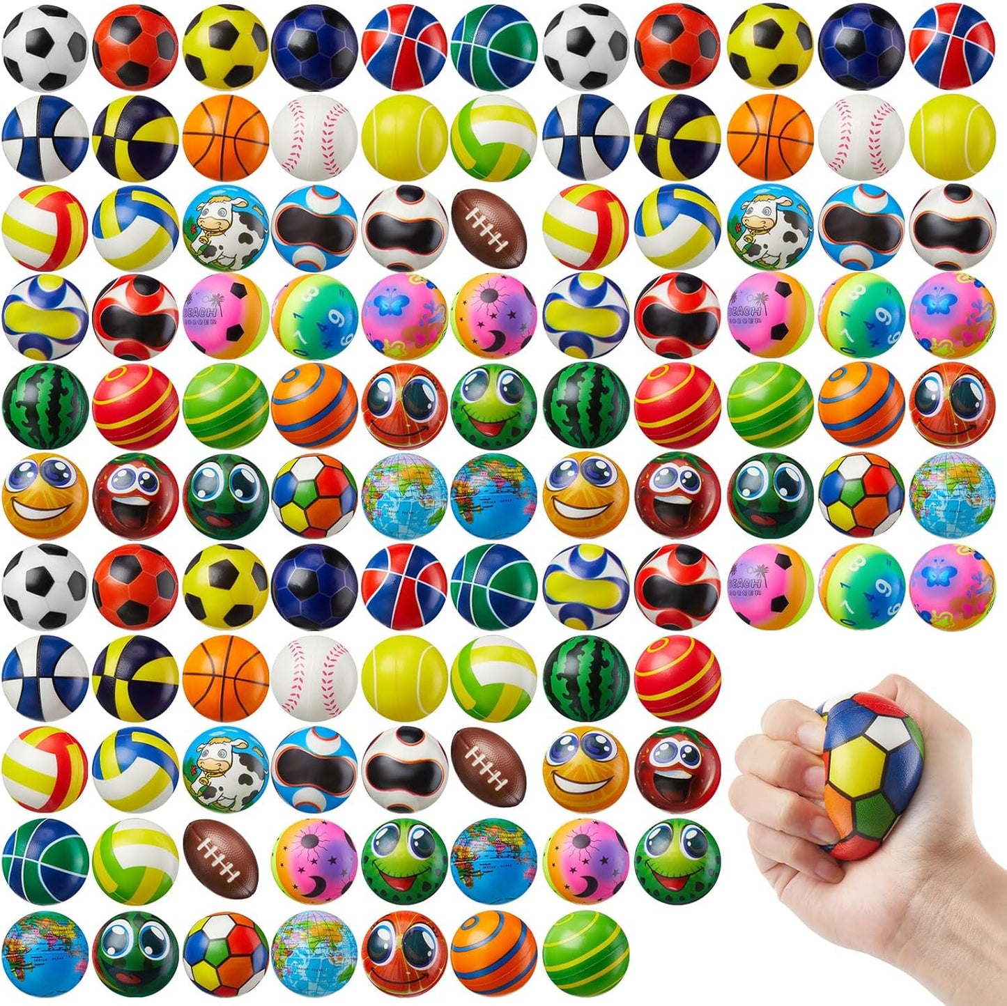 Yunsailing Mini Stress Balls Bulk for Stress Relief and Fun