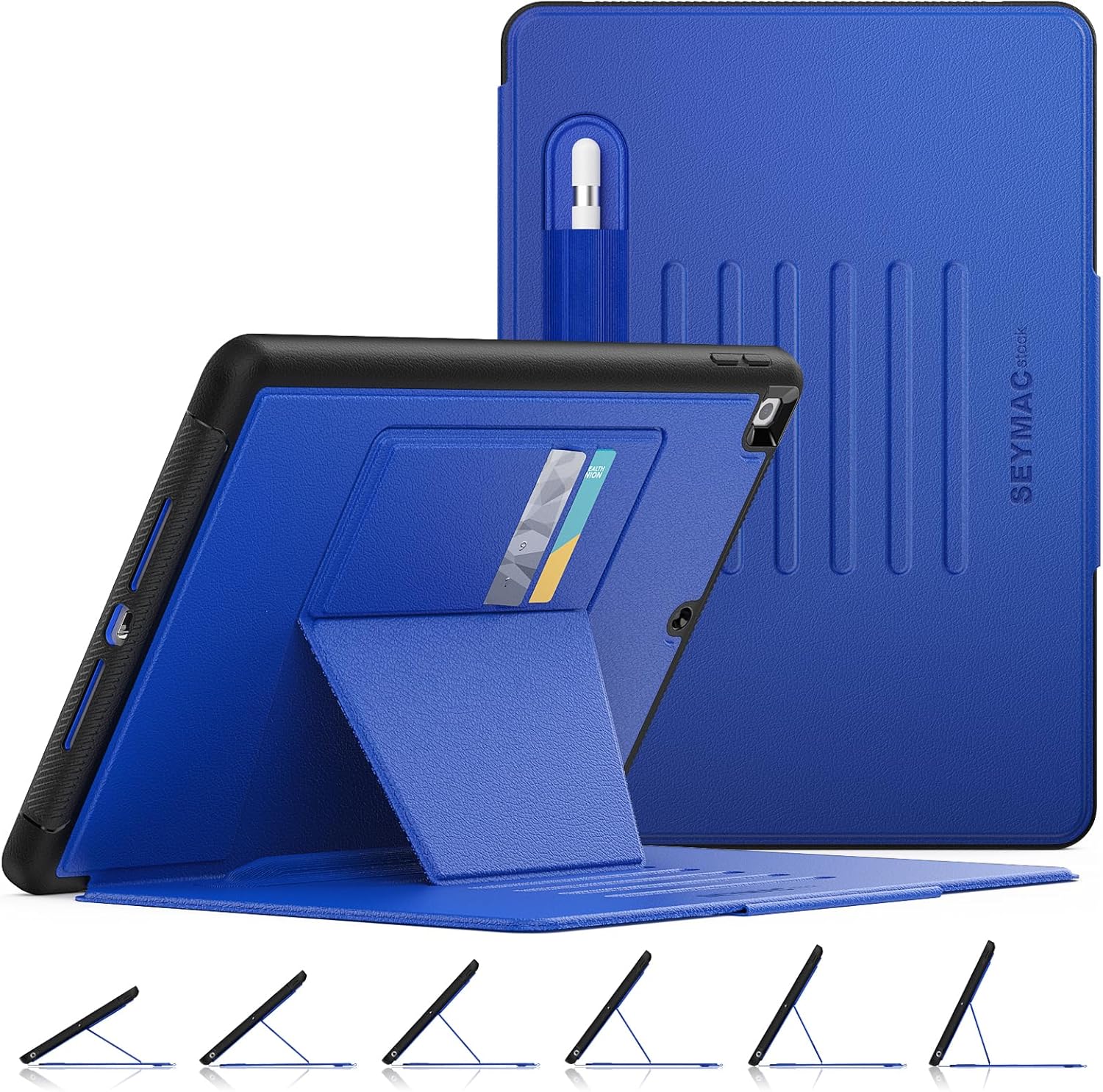 SEYMAC Stock Case for iPad 9th/8th/7th Gen 10.2ft' - Strong Protection