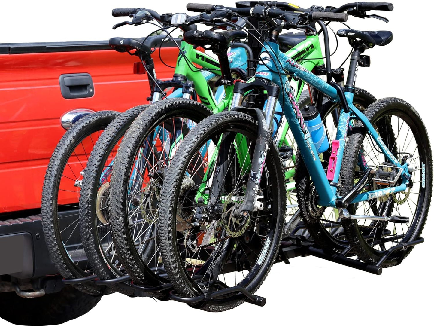 Young 4-Bike Rack Hitch Mount Carrier for Cars and SUVs