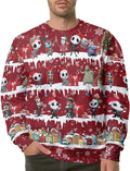 Funny Pet Knit Christmas Sweater Women - Soft Stretch Holiday Pullover
