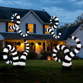 Halloween Inflatable Sandworm Decoration, 7.2FT Giant Blow Up Yard