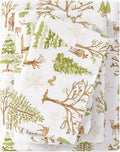 Flannel Sheet Set Queen Size - 100% Turkish Cotton, Ultra-Soft Cozy
