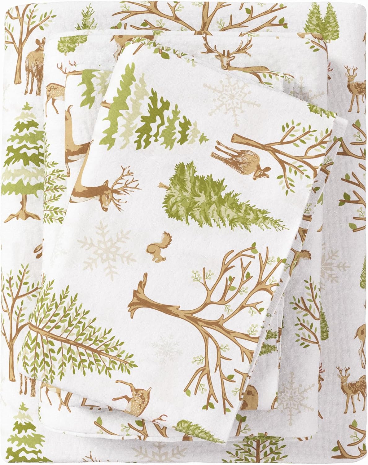 Great Bay Home Flannel Sheet Set Queen Size for Cozy Comfort