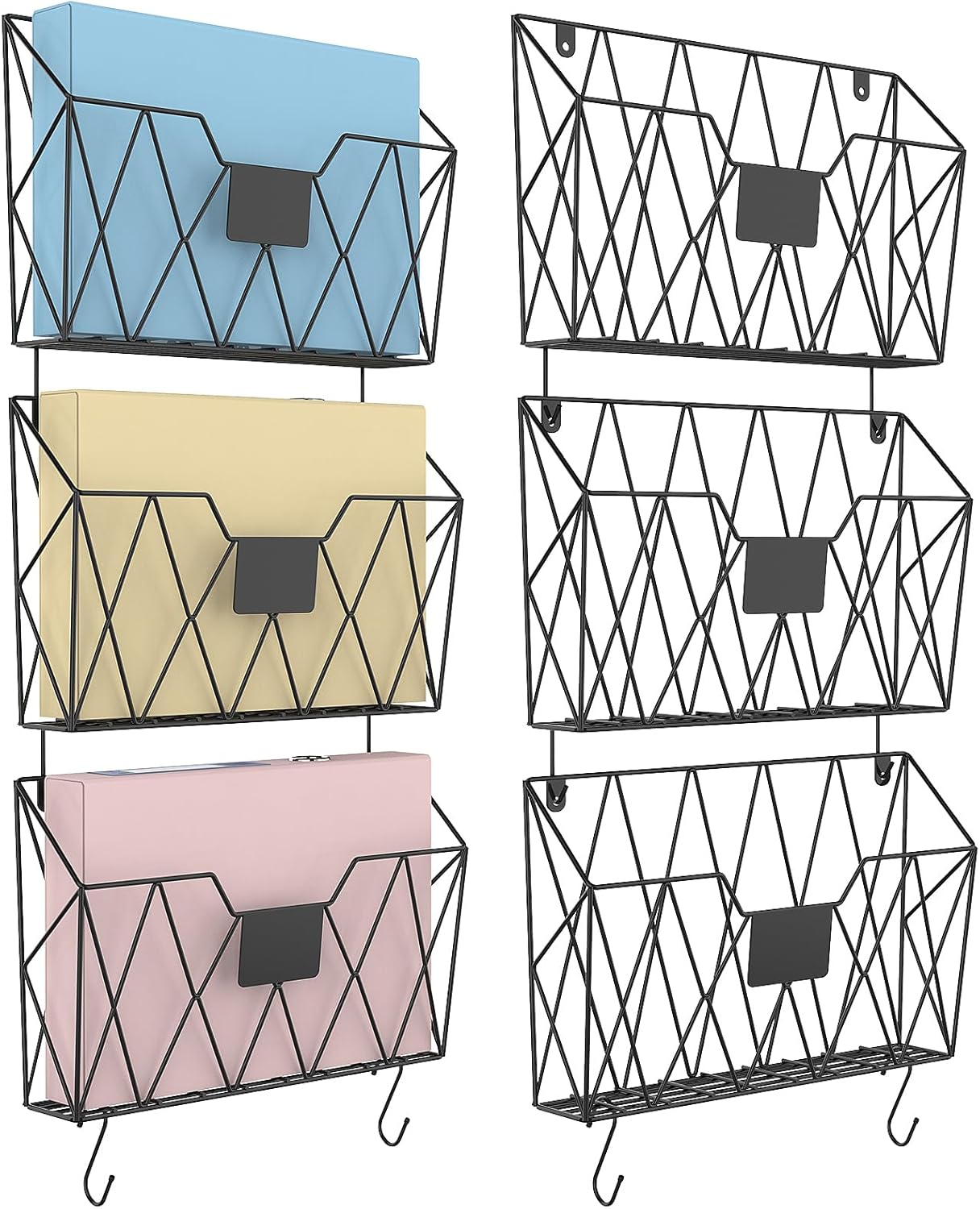 YBING Wall File Organizer for Efficient Home Office Storage