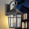 Darkaway Large Outdoor Wall Lights 18in Black - Durable Porch Sconces