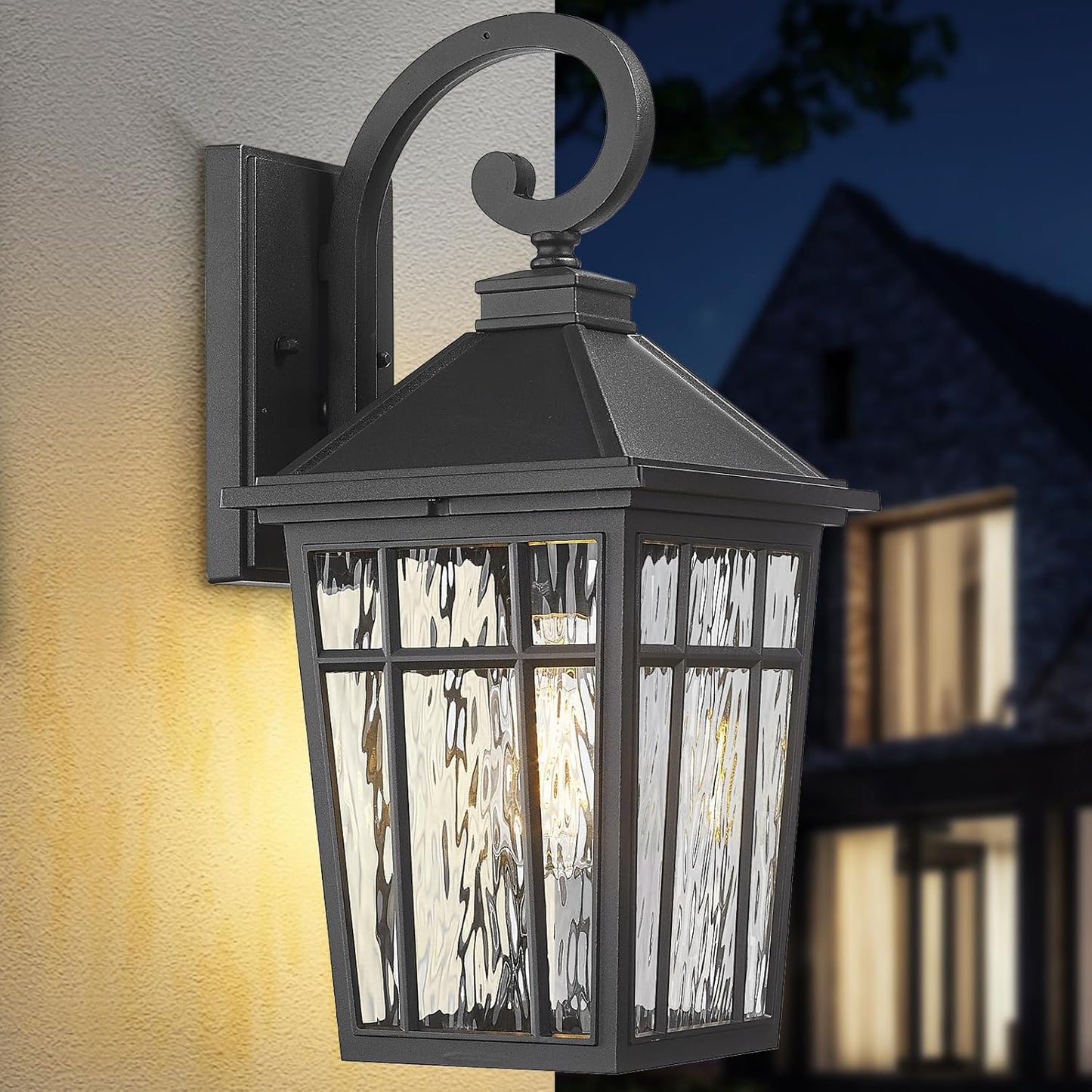 Darkaway Large Outdoor Wall Lights for House - 18in Waterproof Sconces