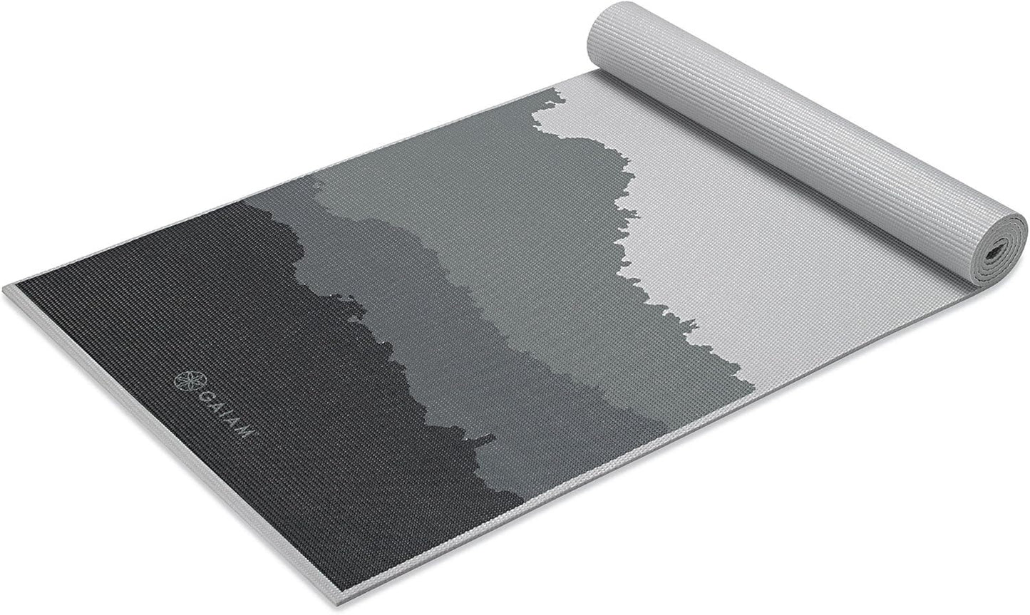 Gaiam Yoga Mat - Premium 6mm Extra Thick Non Slip Exercise Mat