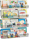 X-cosrack 24 Inch Wall Mounted Kids Bookshelf - Space Saving Set
