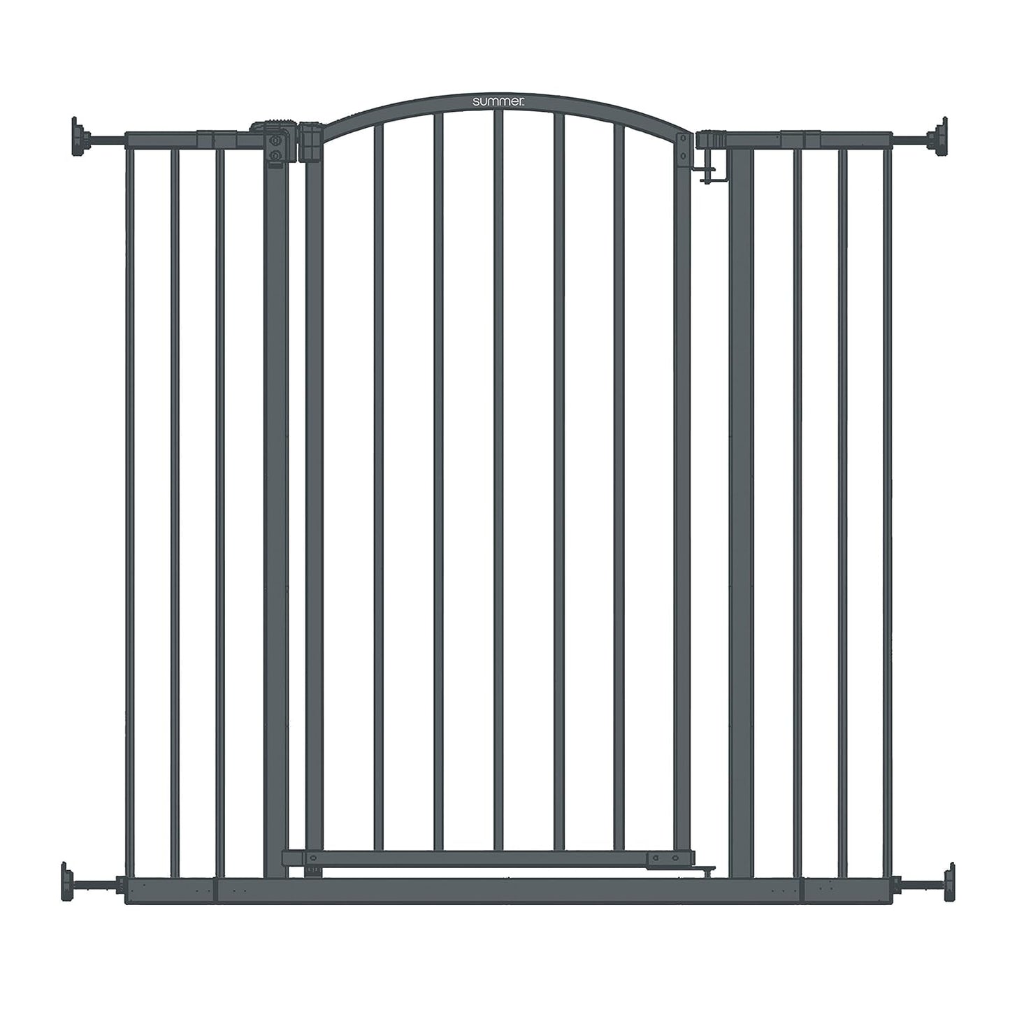 Summer Infant Extra Tall Safety Gate: 36 Height, 20 Door Opening - Secure Spaces