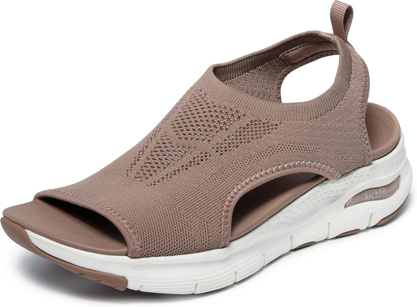 Skechers Women's Arch Fit-City Catch Knit Slip-On Sandals Review
