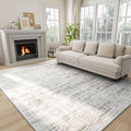 8x10 Area Rugs Washable Rug - Soft Low Pile, Machine Washable