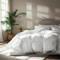 Serta Goose Feather Down Fiber Cotton Comforter Queen - Extra Warmth