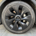 KAVANIC Model Y 19in Cyclone Wheel Covers Matte Black - Clean Upgrade