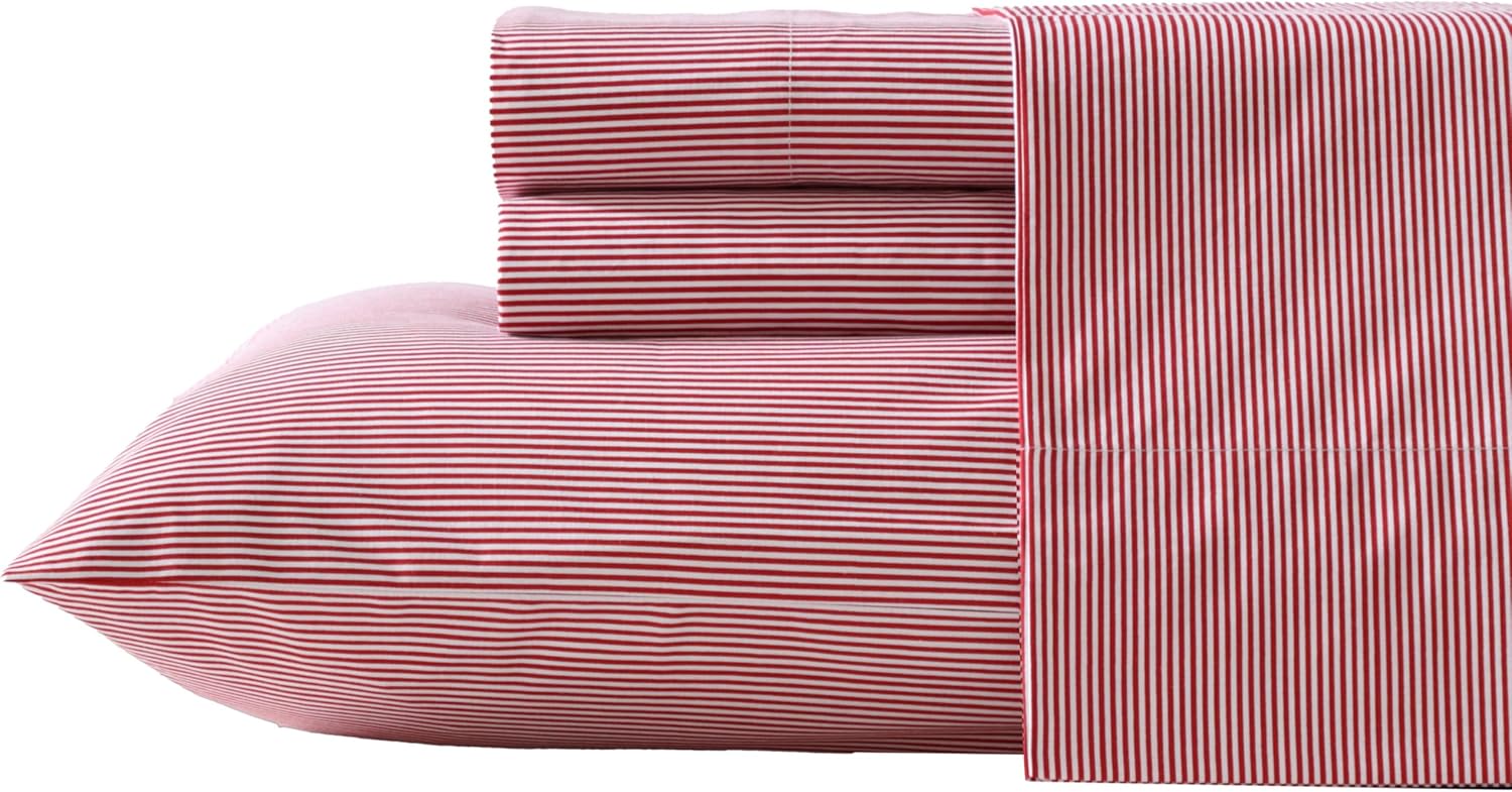 Nautica Twin XL Sheet Set - Lightweight Cotton Percale Bedding