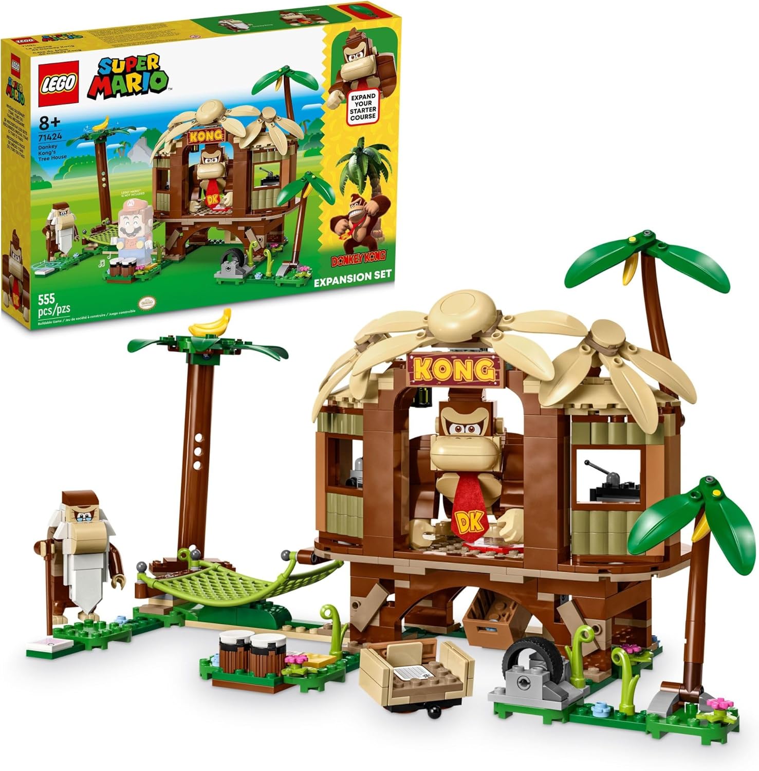 LEGO Super Mario Donkey Kong's Tree House Expansion Set Fun