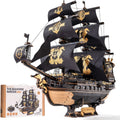 ROKR 3D Wooden Puzzle Seahorse Barque Model Kit - Detailed Build