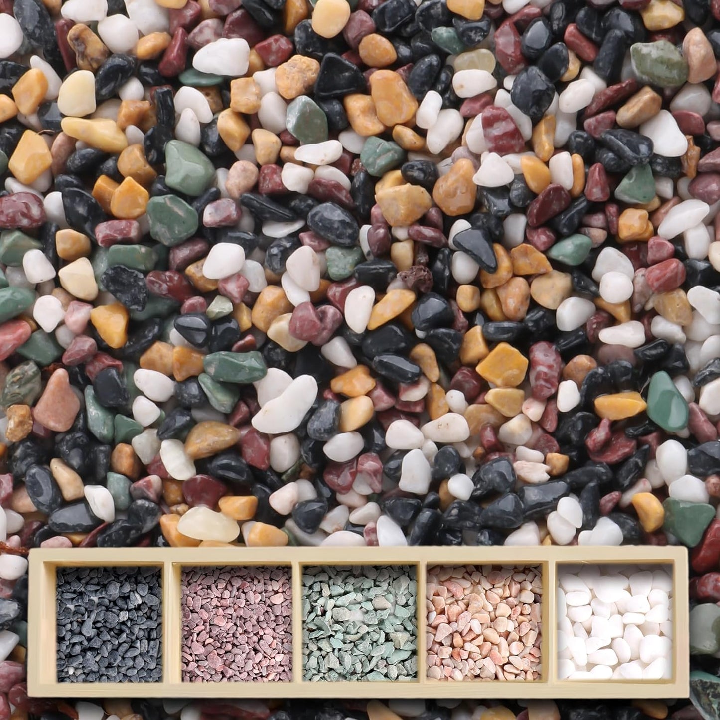 Natural Aquarium Gravel for Plants - 18lb Decorative Stones