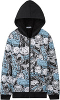 Fortnite Hoodie for Boys and Teens, Zip-Up Sherpa Sweatshirt