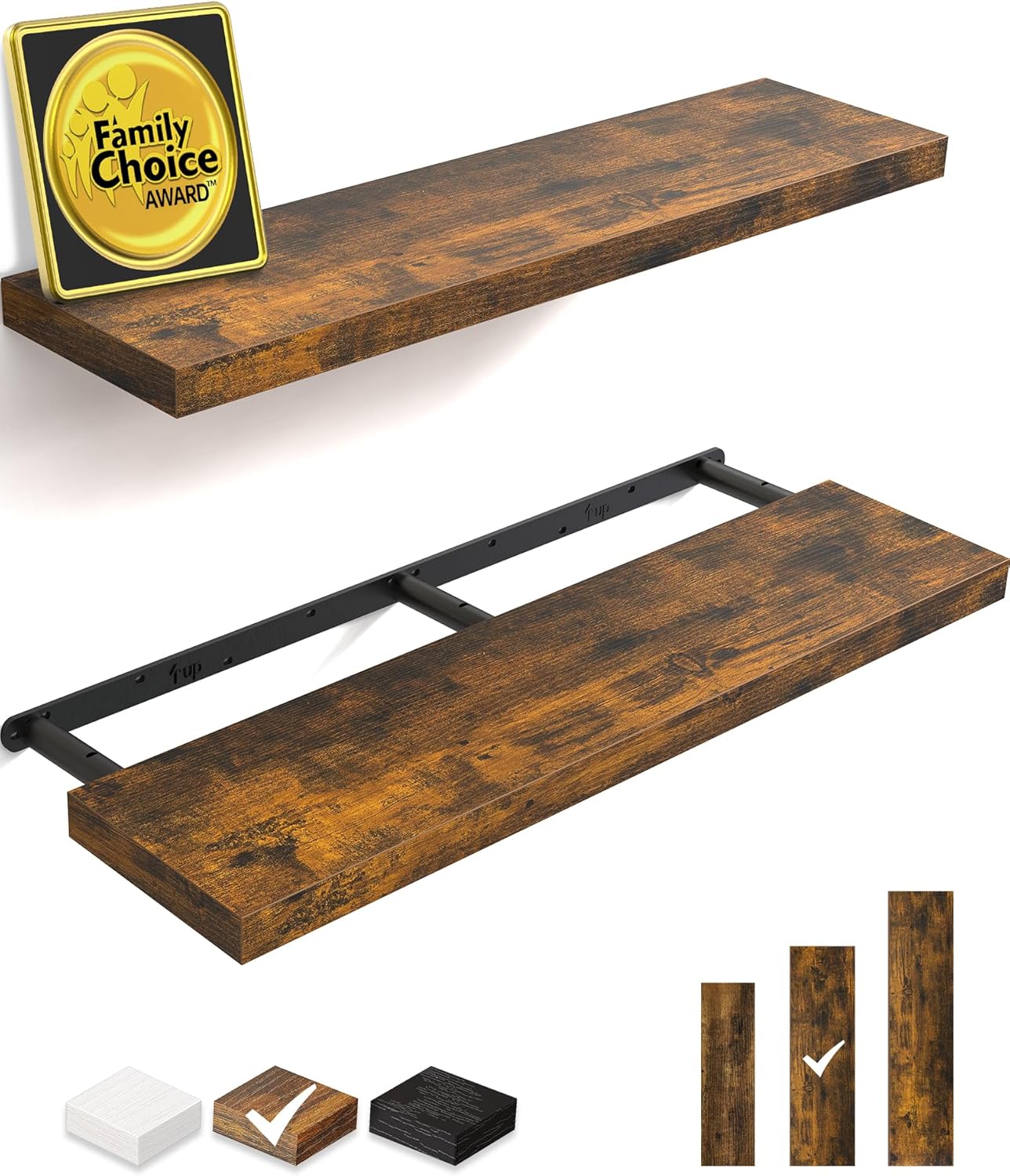 BAYKA Floating Shelves for Modern Rustic Home Decor Needs
