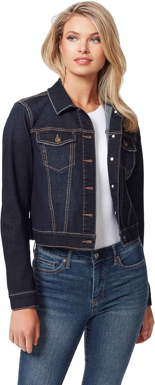 Jessica Simpson Plus Denim Stretch Jacket for Stylish Comfort