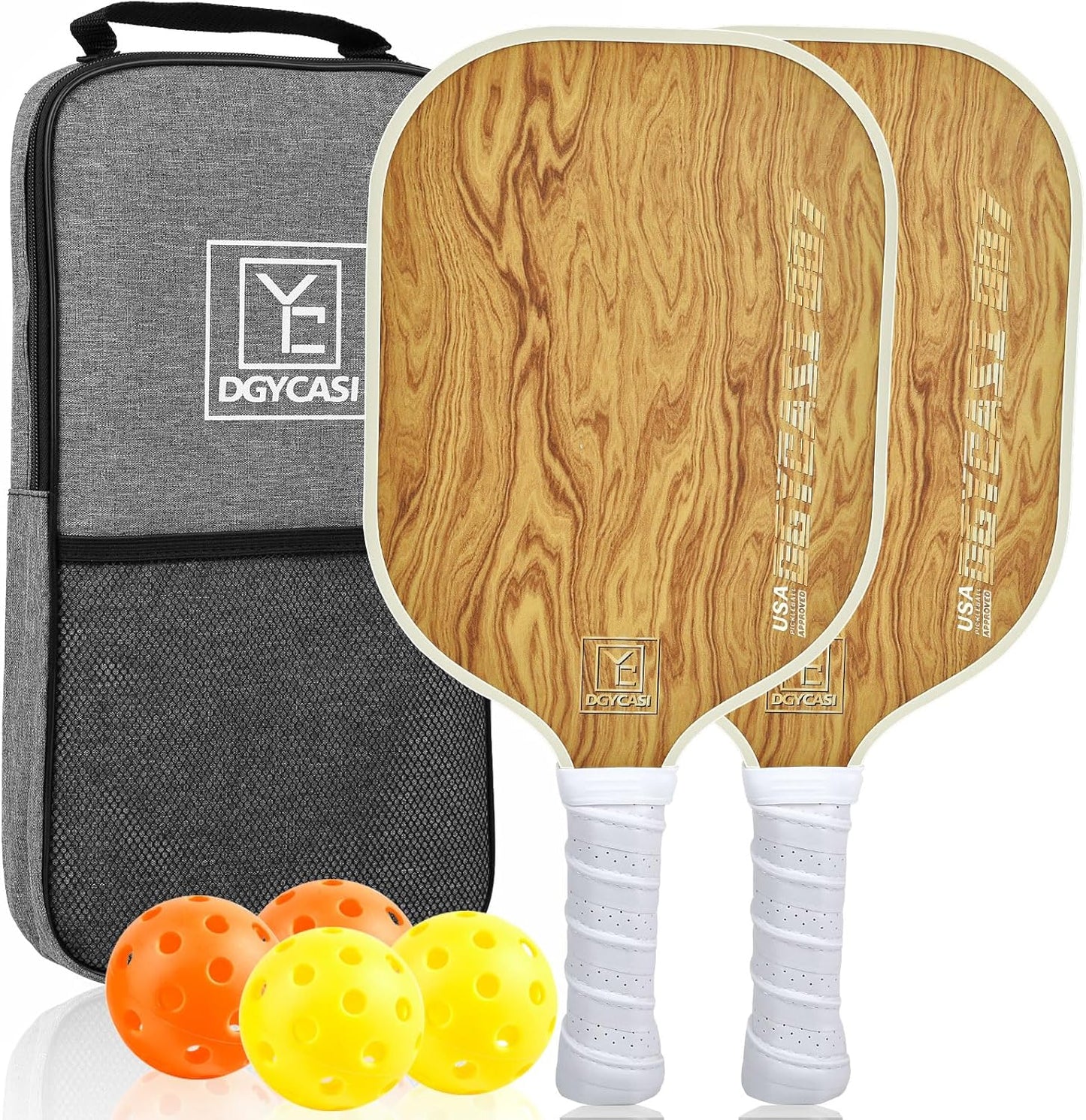 Pickleball Paddles Set of 2 with USAPA Approval for All Players