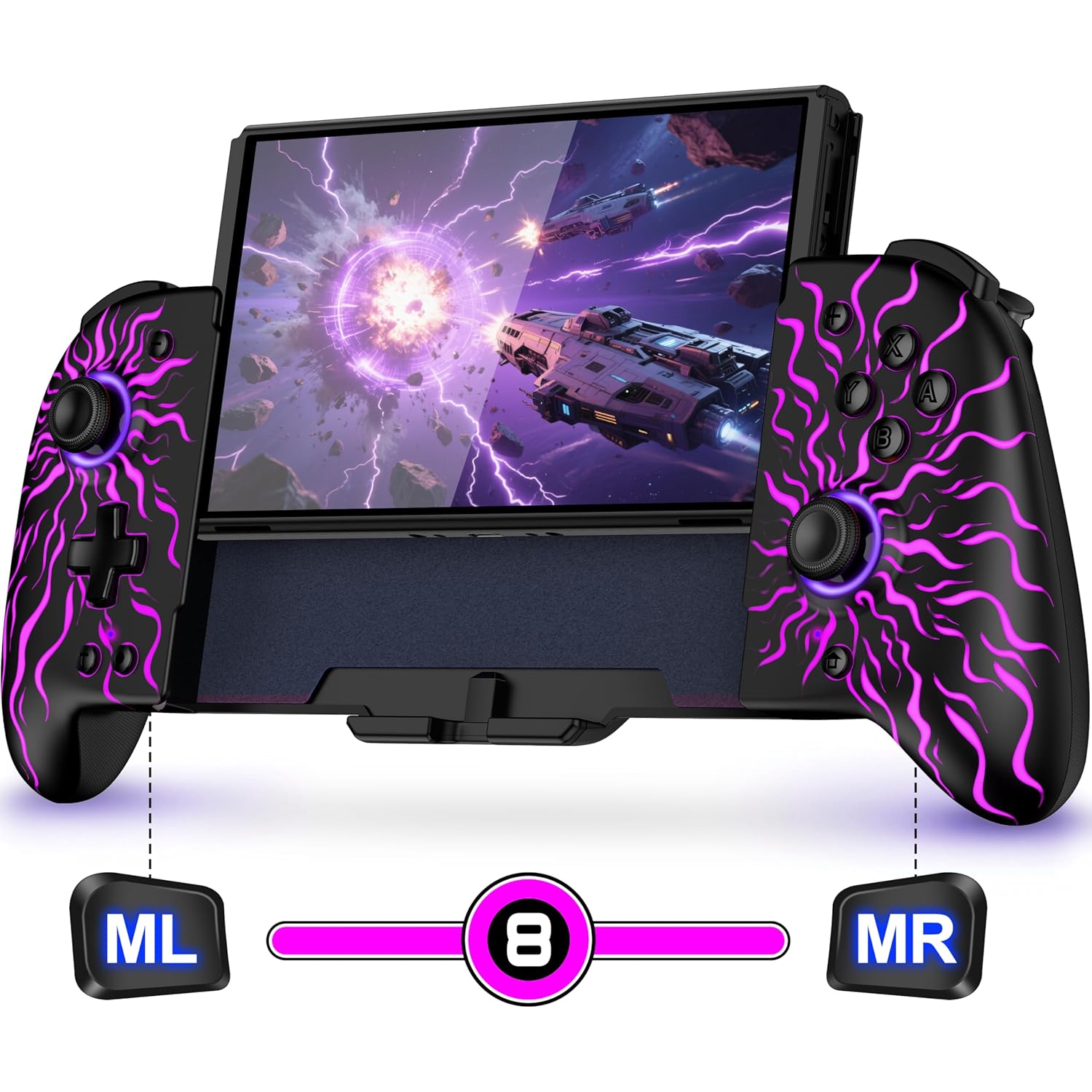 Spican Switch Controllers: Hall Effect Wireless Joypad for Gaming