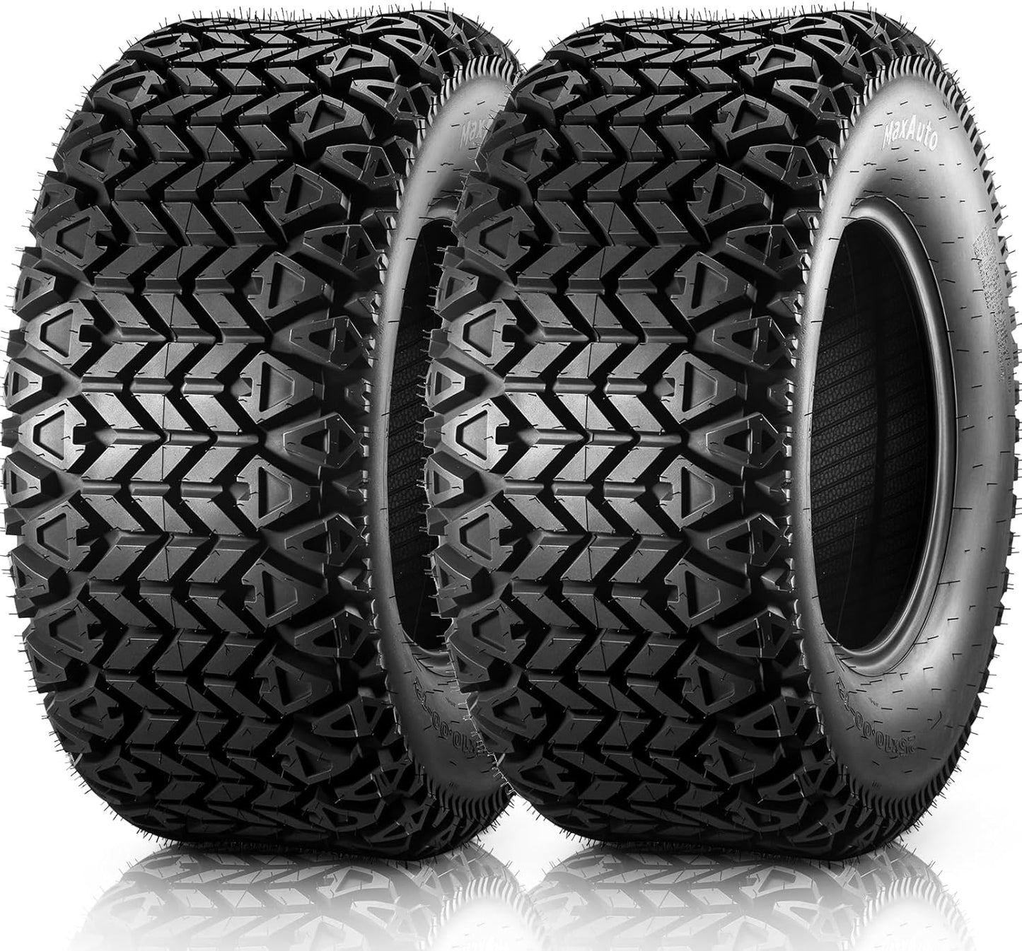 MaxAuto 25x10-12 ATV Tires for All Terrain Performance