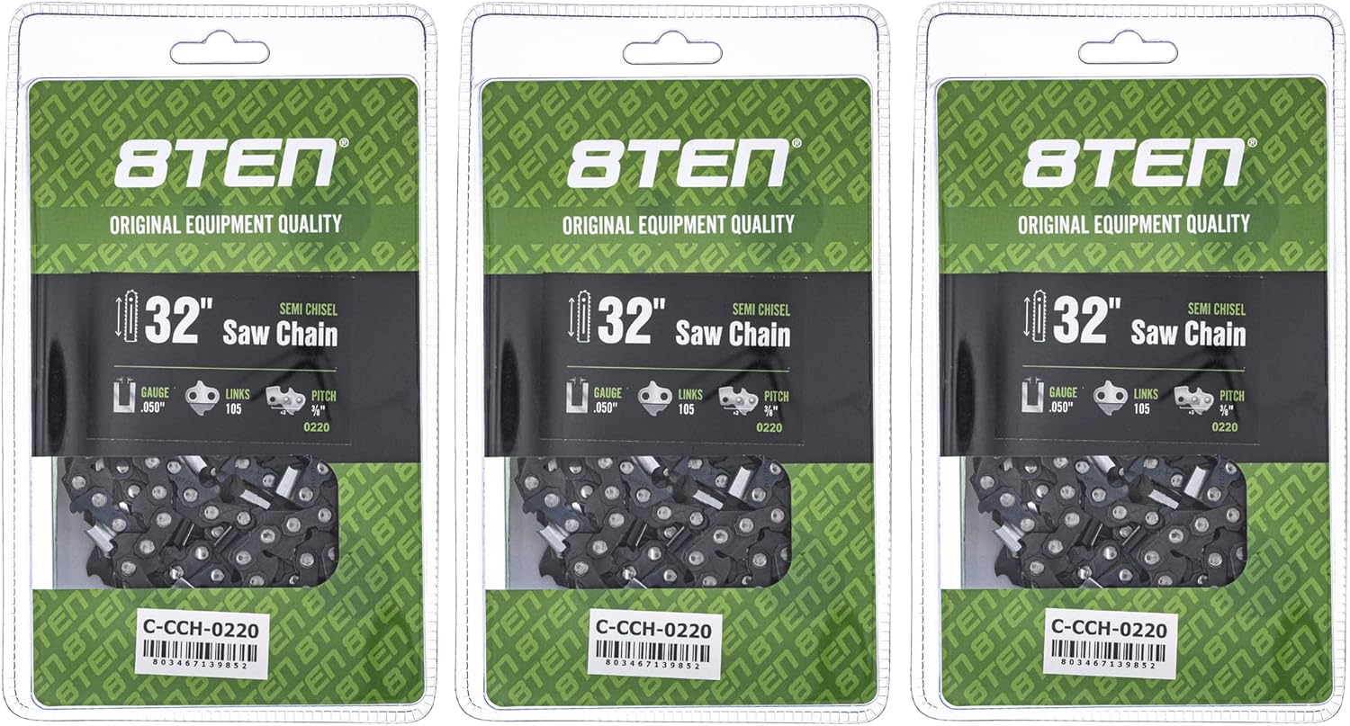 Semi Chisel Chainsaw Chain 32 Inch for Husqvarna and Echo