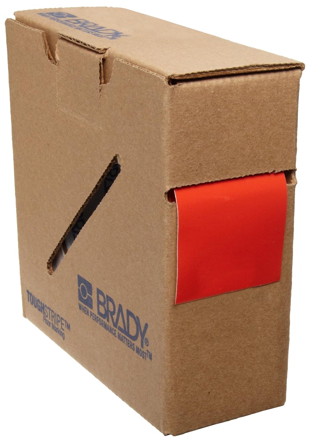 Brady ToughStripe Floor Marking Tape - Durable Red 3in Tape