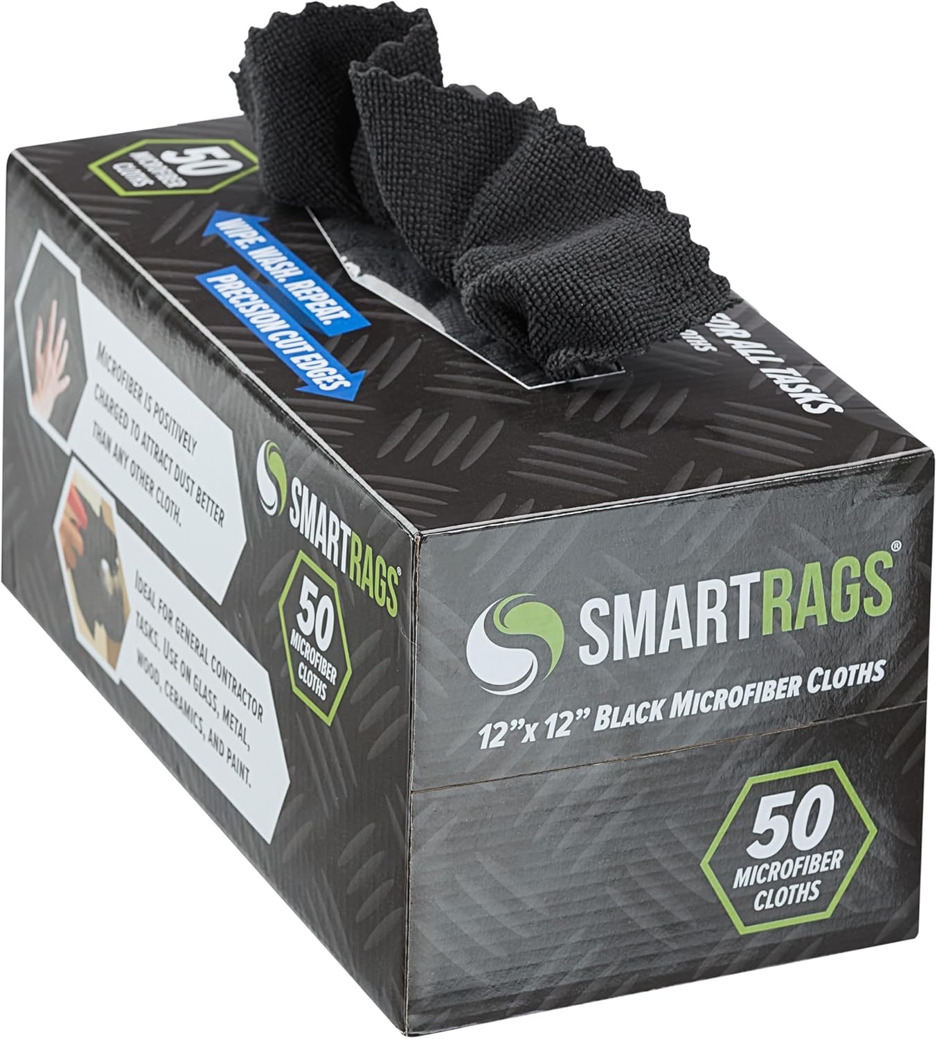 50-Pack Lint-Free Microfiber Towels - Scratch-Free Clean!
