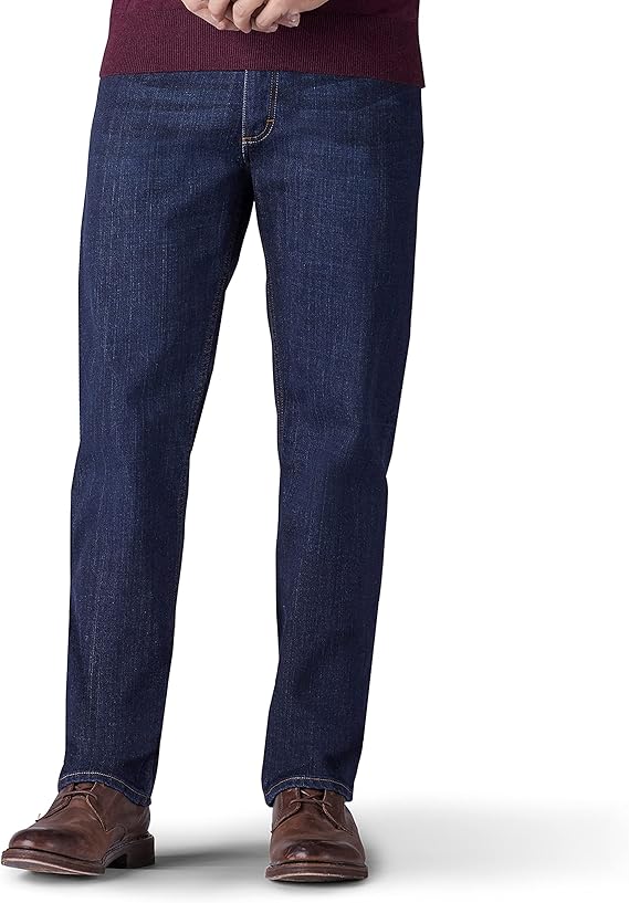 Lee Men's Regular Fit Straight Leg Jean for Everyday Comfort