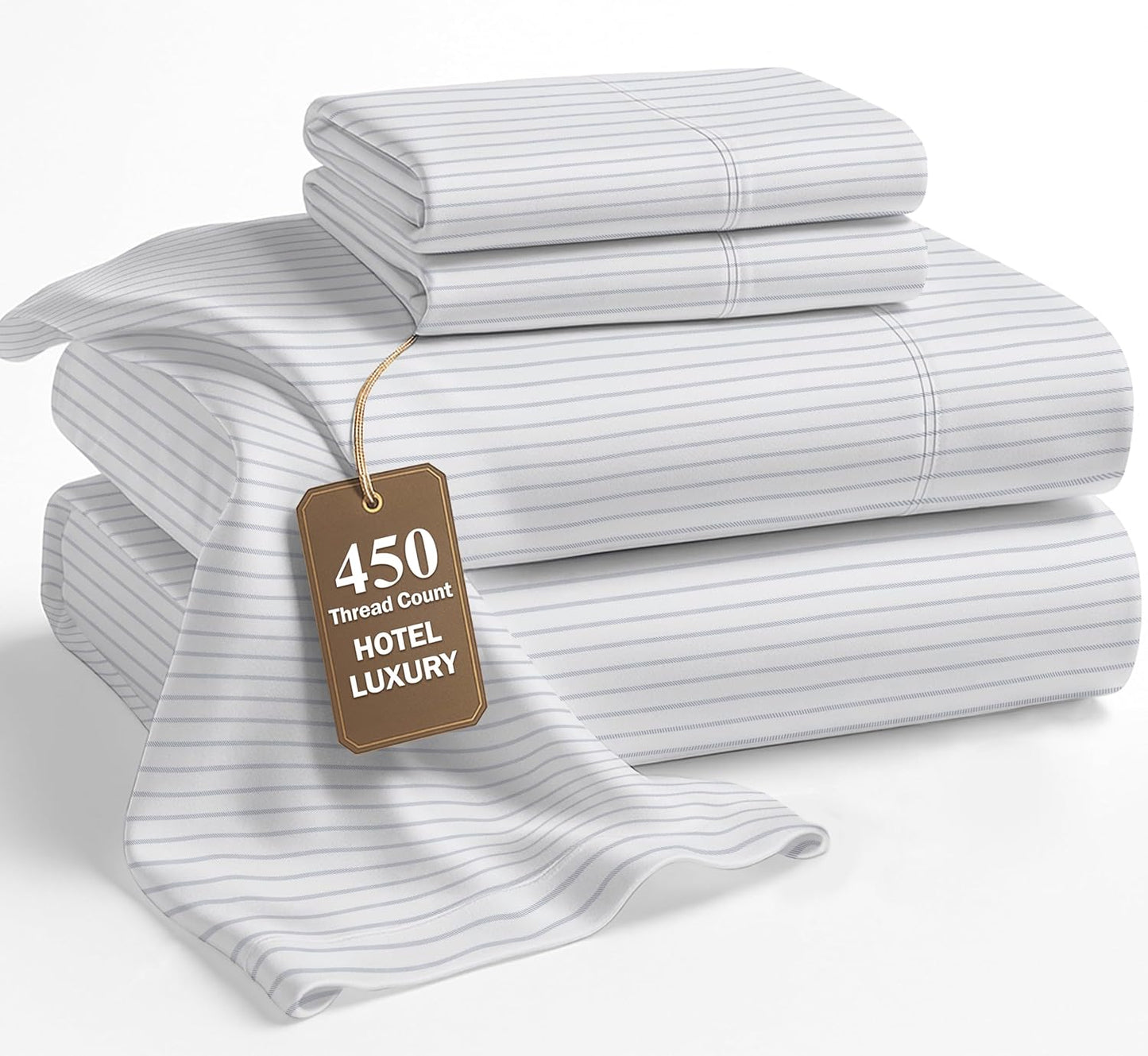 LANE LINEN King Sheet Set for Luxurious Comfort and Durability
