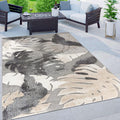 Rugshop Arles Palm Floral Leaves Non-Shedding Area Rug 5ft x 7ft