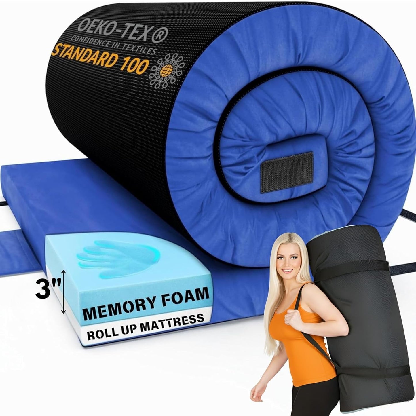Hazli Matrix Comfort-Cell Memory Foam Camping Mattress Pad Review