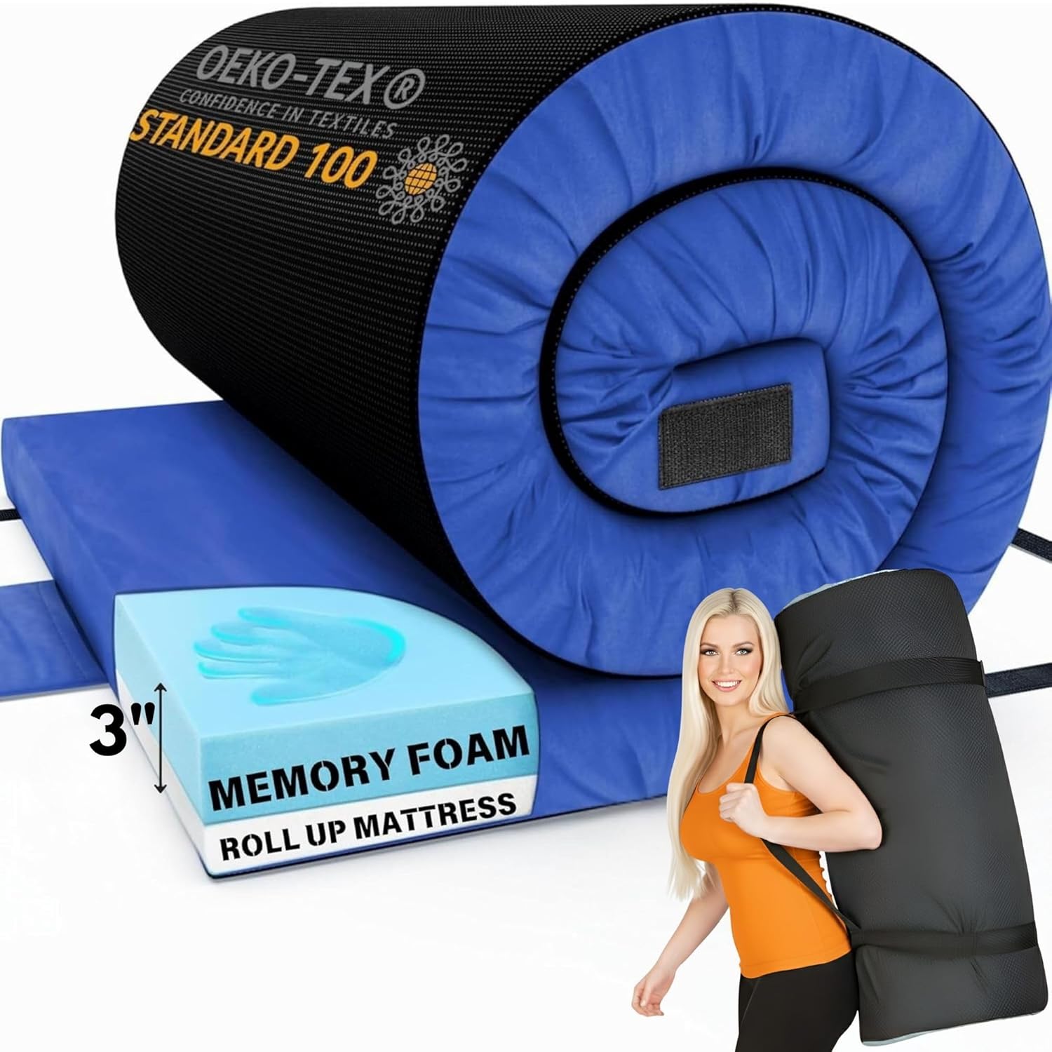 Hazli Matrix Comfort-Cell Memory Foam Camping Mattress Pad Review