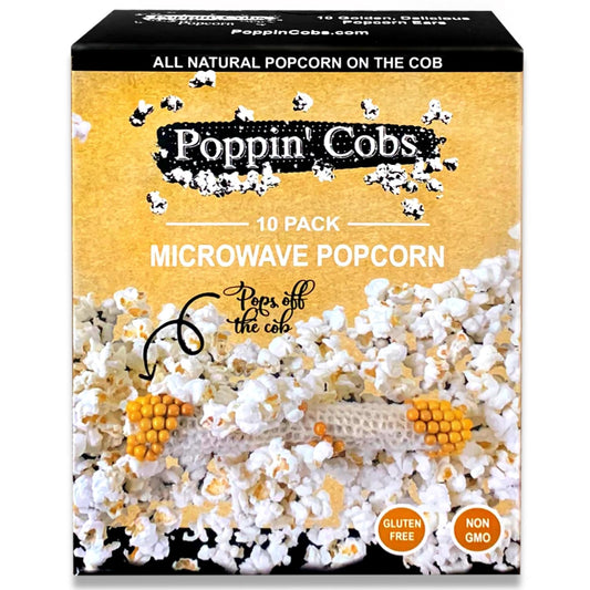 10 Count Microwave Popcorn on the Cob: Gluten-Free & Non-GMO