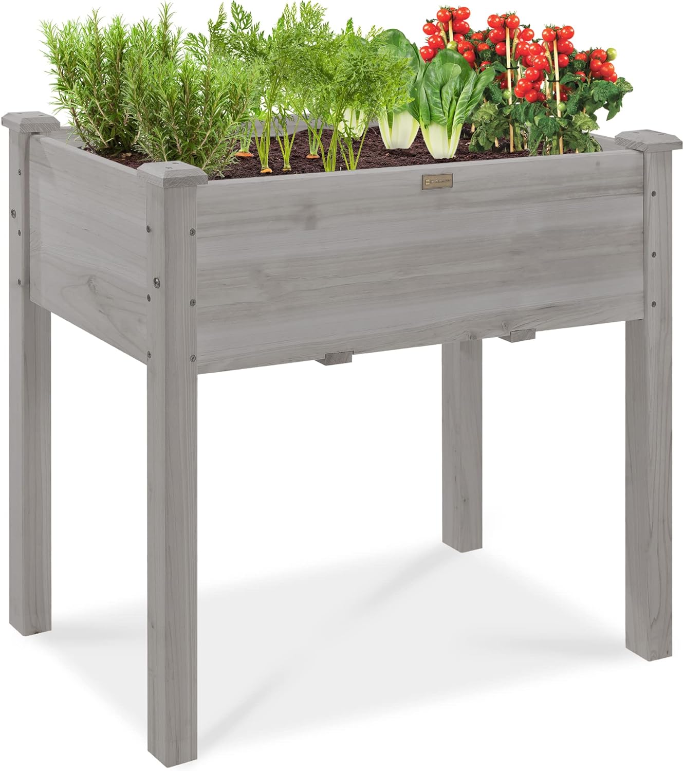 Best Choice Products 34x18x30in Raised Garden Bed for Kids