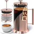 Cafe Du Chateau Stainless Steel French Press for Coffee Lovers