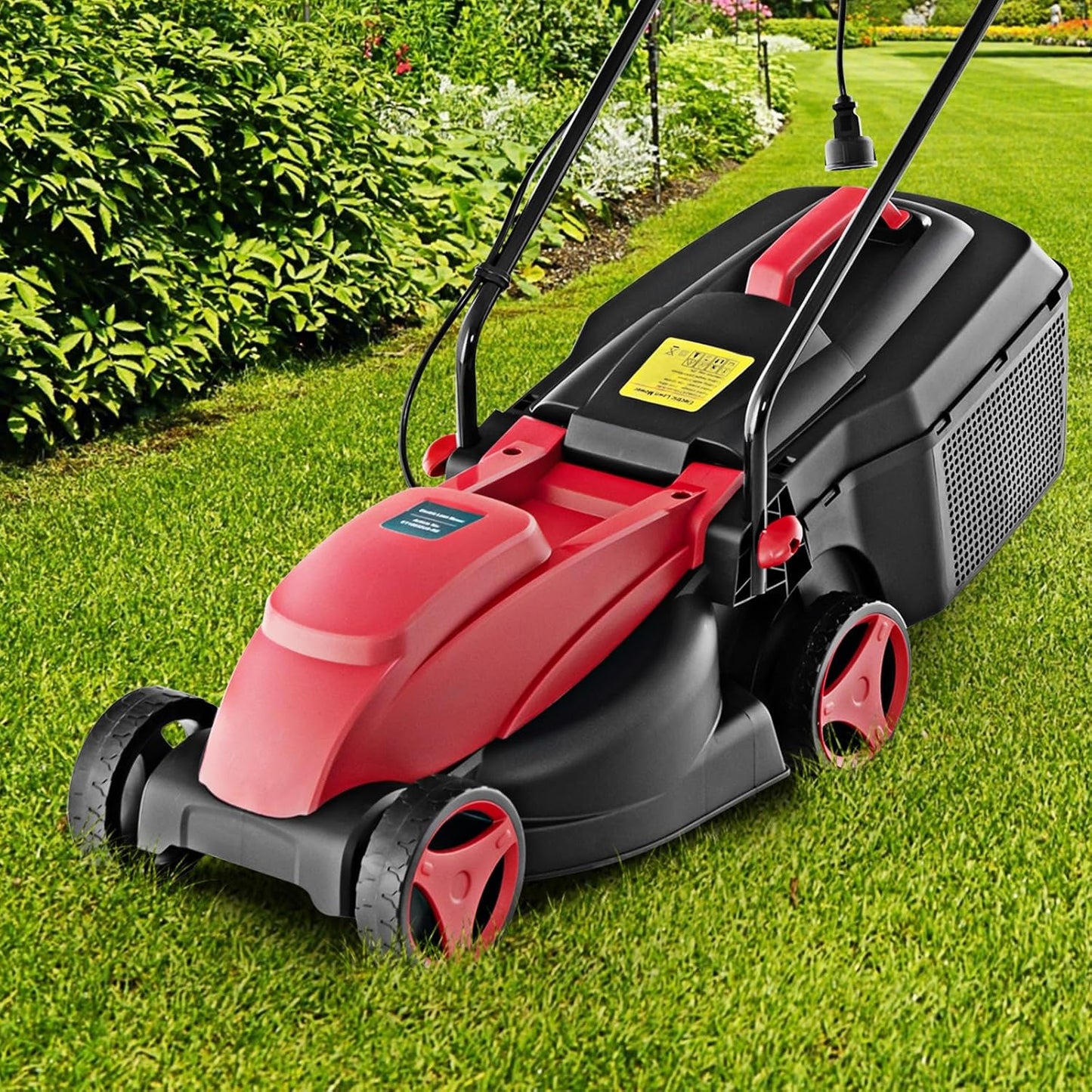 Electric Lawn Mower with 10 Amp Motor for Efficient Cutting