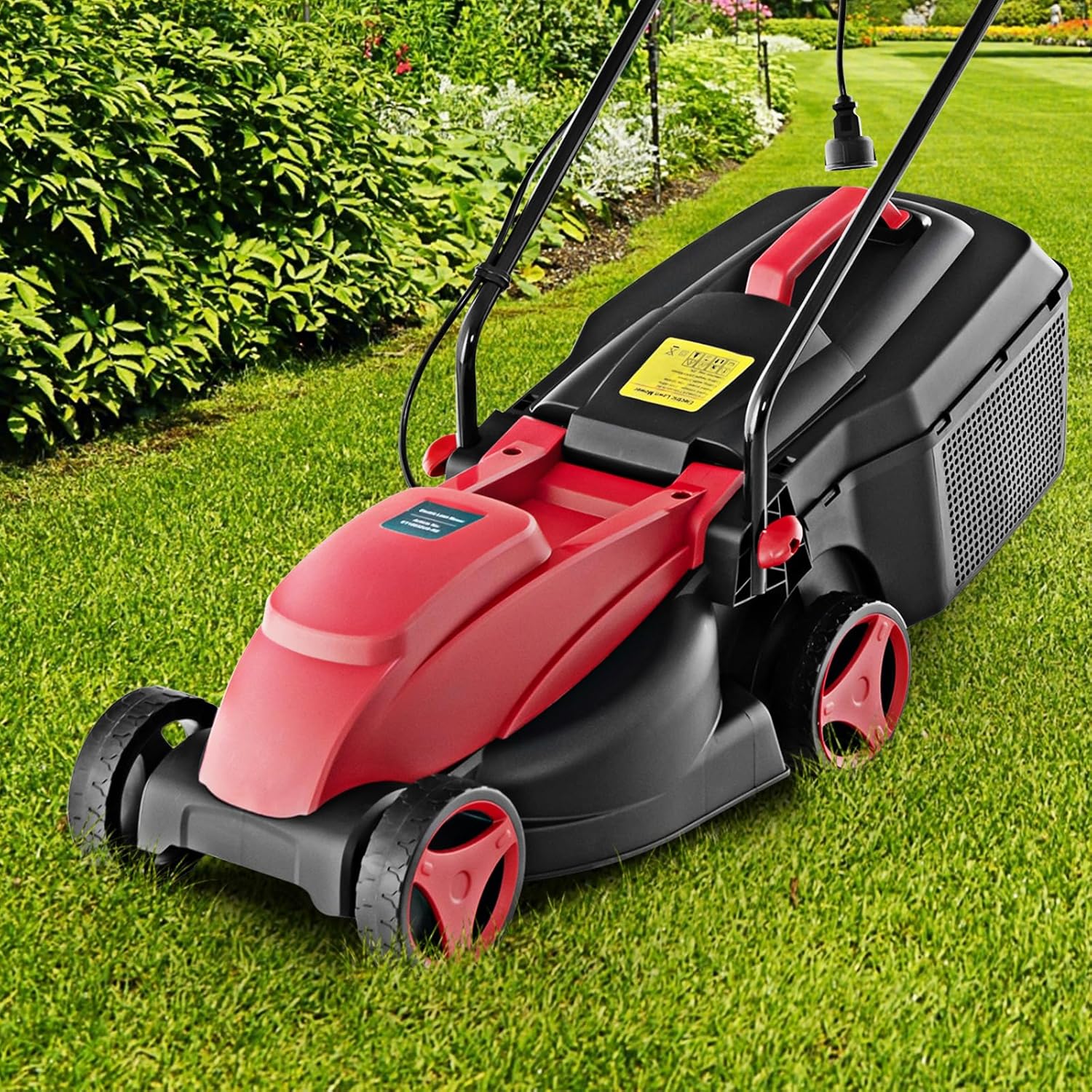 Electric Lawn Mower with 10 Amp Motor for Efficient Cutting