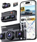 360 View 4K 4 Channel Dash Cam Front Rear Left Right - Complete 360