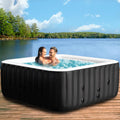 2-4 Person Inflatable Hot Tub Square Portable Hot Tub - Fast Heat