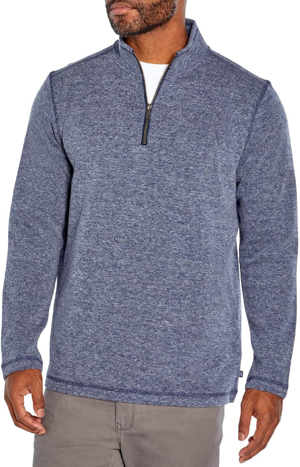 GAP Mens Zip Up Sweater - Stylish Mock Neck Pullover