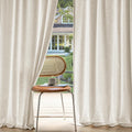 Linen Blend Privacy Curtains 2 Panels 52 x 72 in - Light Filtering