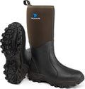 Rubber Boots for Men & Women with Steel Shank - Warm Waterproof 100%
