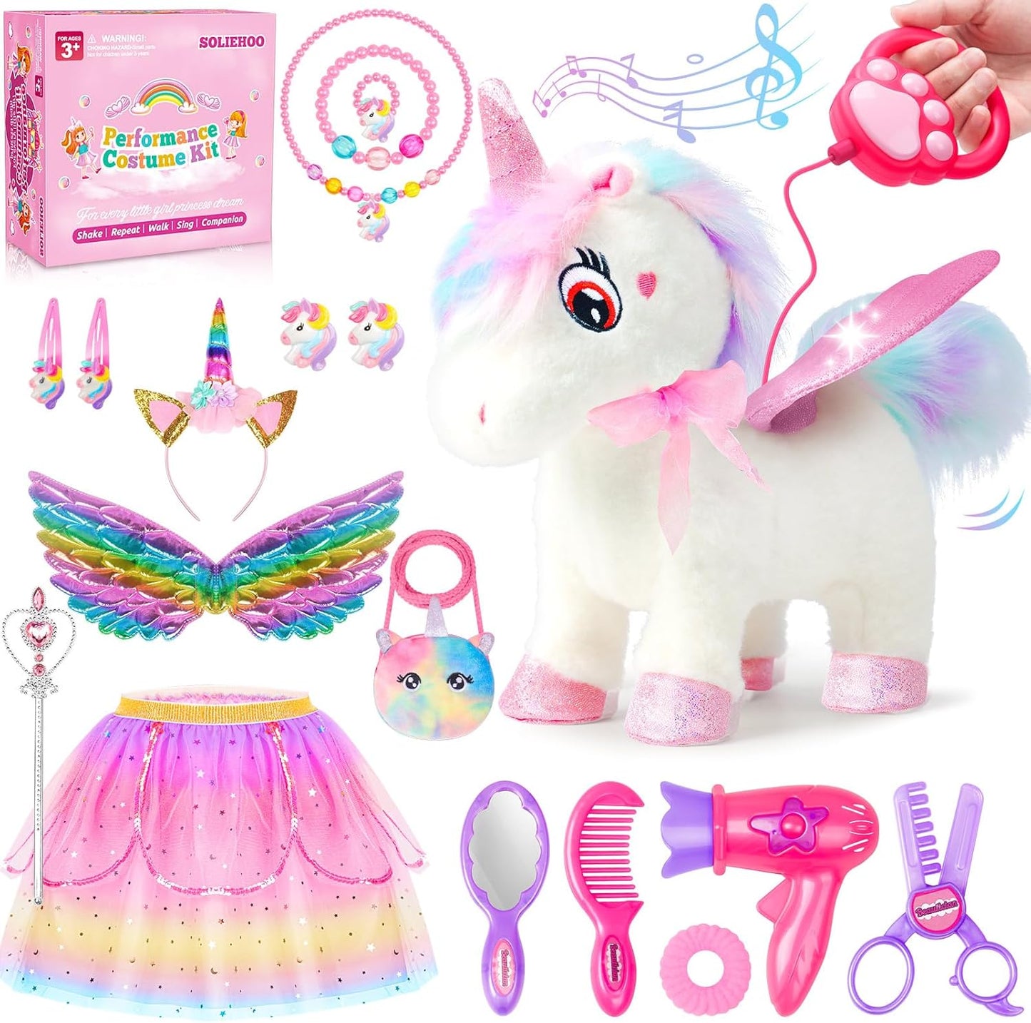 Interactive Unicorn Toys for Girls Age 4-6 - Perfect Gift